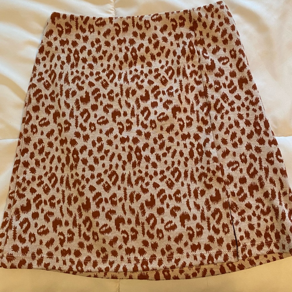 Princess polly leopard print skirt